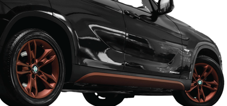 Gold custom car paint job using German Glasurit in Andheri East